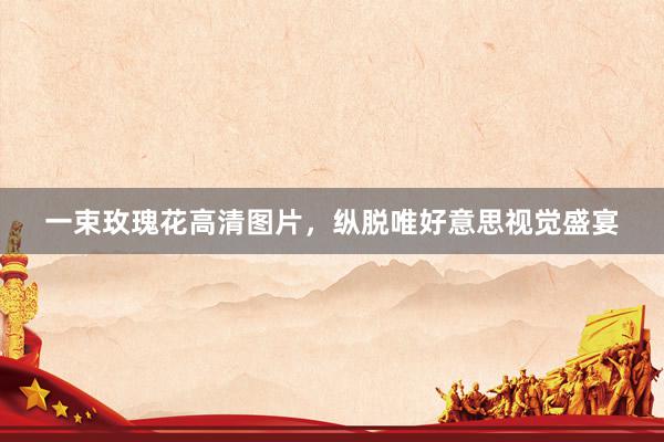 一束玫瑰花高清图片，纵脱唯好意思视觉盛宴